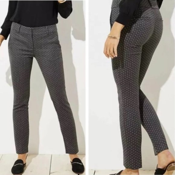 LOFT Marisa Skinny Pants | Grey Dress Pants - Picture 1 of 10